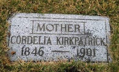 KIRKPATRICK, CORDELIA - Clay County, Iowa | CORDELIA KIRKPATRICK 