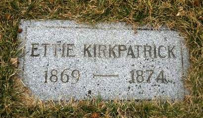 KIRKPATRICK, ETTIE - Clay County, Iowa | ETTIE KIRKPATRICK 