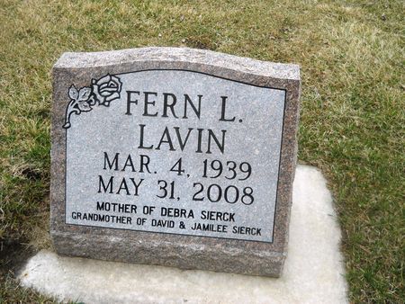 NAAS LAVIN, FERN LOUISE - Clay County, Iowa | FERN LOUISE NAAS LAVIN 