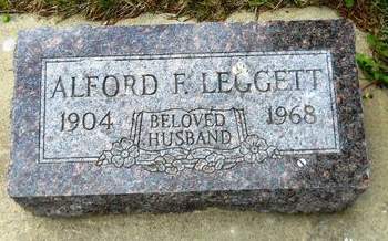 LEGGETT, ALFORD FLETCHER - Clay County, Iowa | ALFORD FLETCHER LEGGETT 