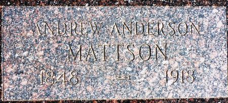 MATTSON, ANDREW ANDERSON - Clay County, Iowa | ANDREW ANDERSON MATTSON 