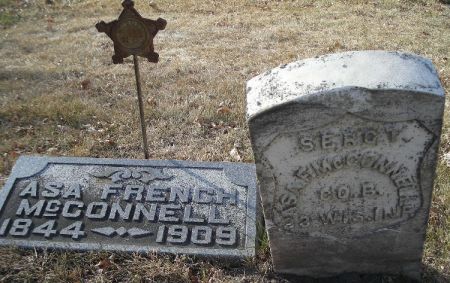 MCCONNELL, ASA FRENCH - Clay County, Iowa | ASA FRENCH MCCONNELL 