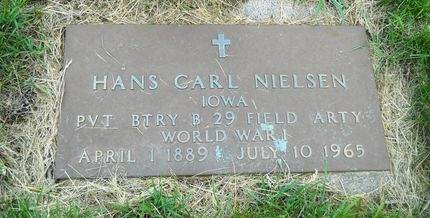 NIELSEN, HANS CARL - Clay County, Iowa | HANS CARL NIELSEN 