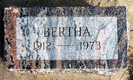 PARSONS, BERTHA - Clay County, Iowa | BERTHA PARSONS 