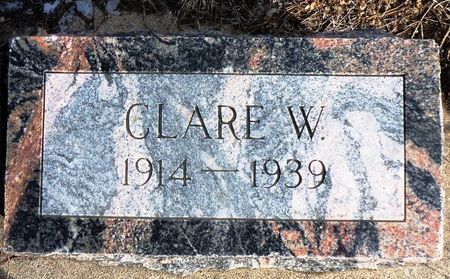 PARSONS, CLARE W. - Clay County, Iowa | CLARE W. PARSONS 