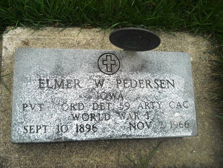 PEDERSEN, ELMER W. - Clay County, Iowa | ELMER W. PEDERSEN 