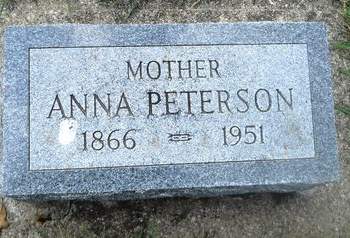 PETERSON, ANNA - Clay County, Iowa | ANNA PETERSON 