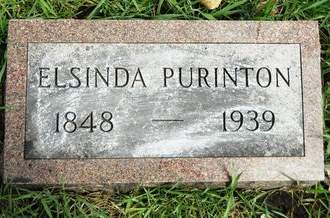 PURINTON, ELSINDA - Clay County, Iowa | ELSINDA PURINTON 