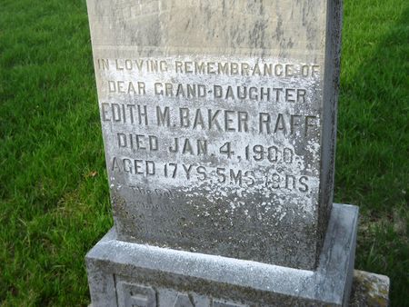 BAKER RAFF, EDITH M. - Clay County, Iowa | EDITH M. BAKER RAFF 