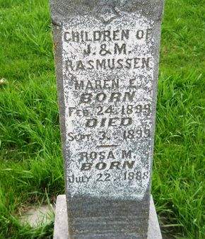 RASMUSSEN, MAREN E. - Clay County, Iowa | MAREN E. RASMUSSEN 