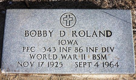 ROLAND, BOBBY D. - Clay County, Iowa | BOBBY D. ROLAND 