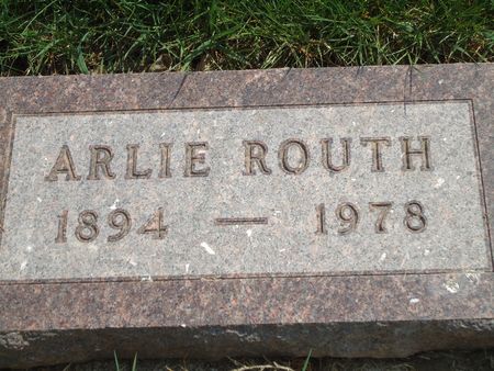 ROUTH, ARLIE - Clay County, Iowa | ARLIE ROUTH 