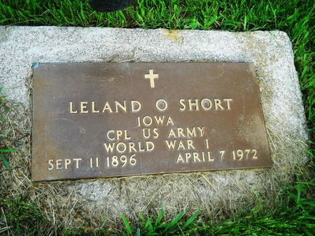 SHORT, LELAND O. - Clay County, Iowa | LELAND O. SHORT 