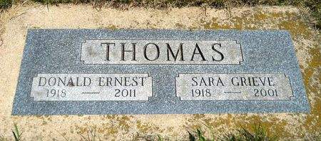 THOMAS, DONALD ERNEST - Clay County, Iowa | DONALD ERNEST THOMAS 