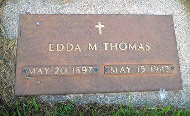 THOMAS, EDDA M. - Clay County, Iowa | EDDA M. THOMAS 