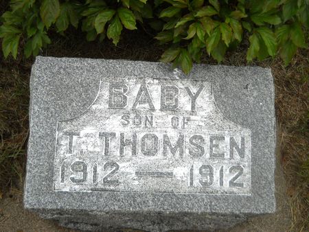 THOMSEN, BABY - Clay County, Iowa | BABY THOMSEN 