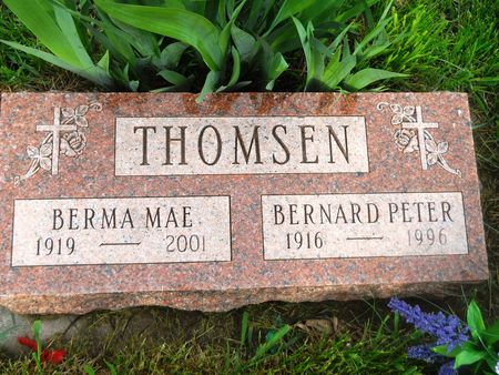 THOMSEN, BERMA MAE - Clay County, Iowa | BERMA MAE THOMSEN 