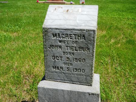 TIELBUR, MAGRETHA - Clay County, Iowa | MAGRETHA TIELBUR 