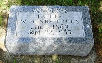 TINIUS, W. HENRY - Clay County, Iowa | W. HENRY TINIUS 