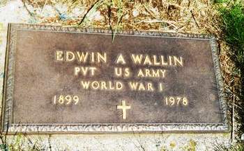 WALLIN, EDWIN A. - Clay County, Iowa | EDWIN A. WALLIN 