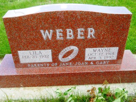WEBER, WAYNE - Clay County, Iowa | WAYNE WEBER 