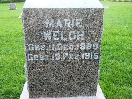 WELCH, MARIE - Clay County, Iowa | MARIE WELCH 