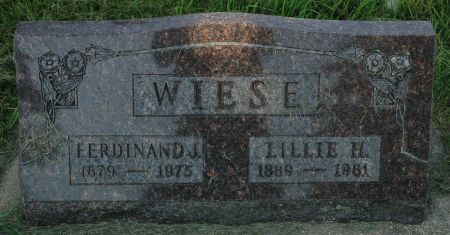 WIESE, FERDINAND J. - Clay County, Iowa | FERDINAND J. WIESE 
