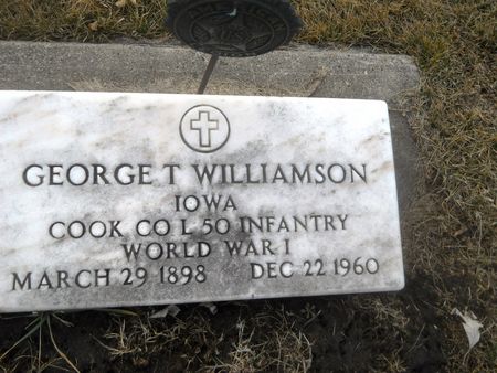 WILLIAMSON, GEORGE T. - Clay County, Iowa | GEORGE T. WILLIAMSON 