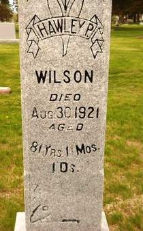 WILSON, HAWLEY P. - Clay County, Iowa | HAWLEY P. WILSON 