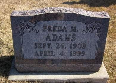 ADAMS, FREDA M. - Clayton County, Iowa | FREDA M. ADAMS 