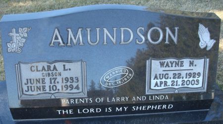 AMUNDSON, CLARA L. - Clayton County, Iowa | CLARA L. AMUNDSON 
