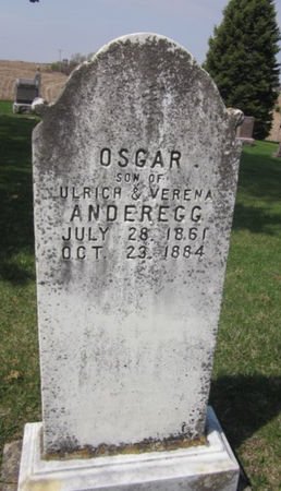 ANDEREGG, OSGAR - Clayton County, Iowa | OSGAR ANDEREGG 