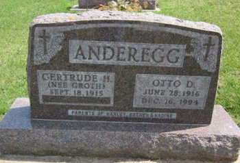 ANDEREGG, GERTRUDE H. - Clayton County, Iowa | GERTRUDE H. ANDEREGG 