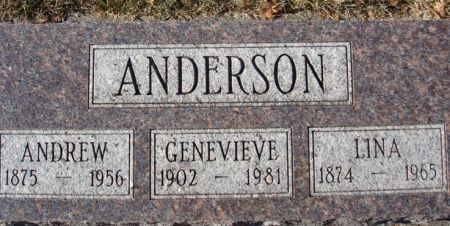 ANDERSON, LINA - Clayton County, Iowa | LINA ANDERSON 