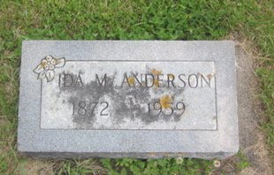 ANDERSON, IDA M. - Clayton County, Iowa | IDA M. ANDERSON 