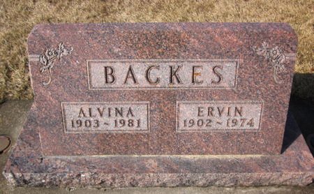 BACKES, ERVIN - Clayton County, Iowa | ERVIN BACKES 