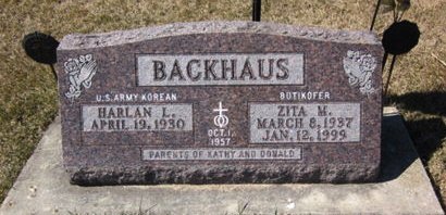 BACKHAUS, HARLAN L. - Clayton County, Iowa | HARLAN L. BACKHAUS 