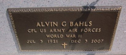 BAHLS, ALVIN G. - Clayton County, Iowa | ALVIN G. BAHLS 