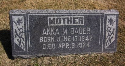 BAUER, ANNA M. - Clayton County, Iowa | ANNA M. BAUER 