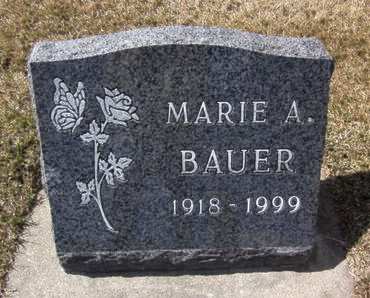 BAUER, MARIE A. - Clayton County, Iowa | MARIE A. BAUER 