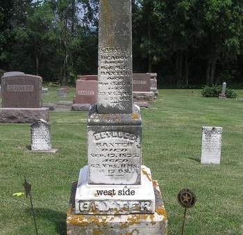 BAXTER BEDDOW, SARAH L. - Clayton County, Iowa | SARAH L. BAXTER BEDDOW 