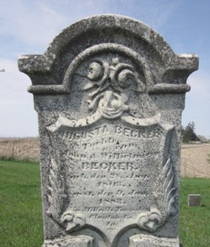 BECKER, AUGUSTA - Clayton County, Iowa | AUGUSTA BECKER 
