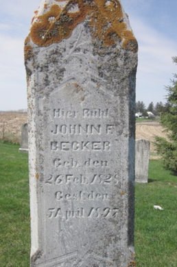 BECKER, JOHNN F. - Clayton County, Iowa | JOHNN F. BECKER 