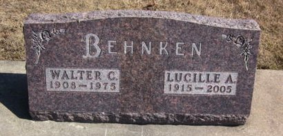 BEHNKEN, LUCILLE A. - Clayton County, Iowa | LUCILLE A. BEHNKEN 