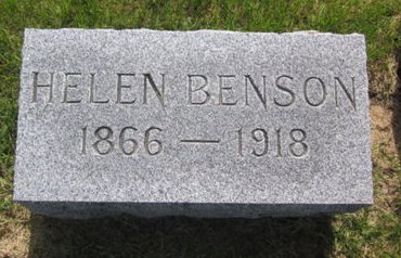 BENSON, HELEN - Clayton County, Iowa | HELEN BENSON 
