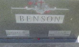 BENSON, ALMA B. - Clayton County, Iowa | ALMA B. BENSON 