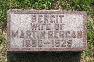 BERGAN, BERGIT - Clayton County, Iowa | BERGIT BERGAN 