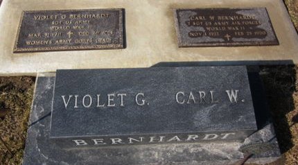 BERNHARDT, VIOLET G. - Clayton County, Iowa | VIOLET G. BERNHARDT 