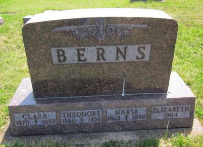 BERNS, CLARA - Clayton County, Iowa | CLARA BERNS 
