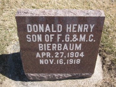 BIERBAUM, DONALD HENRY - Clayton County, Iowa | DONALD HENRY BIERBAUM 